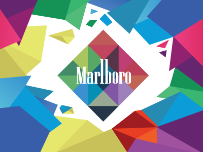 Marlboro Universal Advertising advertising brand branding colour identity logo shape