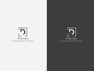 Digital International branding colour logo shape space symbol typography