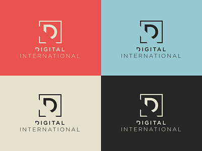 Digital International Colour brand colour icon identity logo logotype rebrand typography
