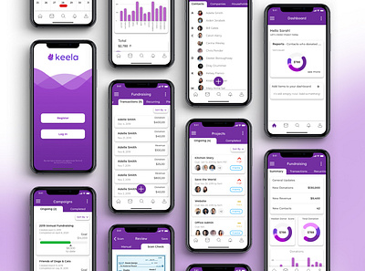 Non-profit CRM crm crm software non profit non profit purple purple branding ui ui design uiux ux uxdesign