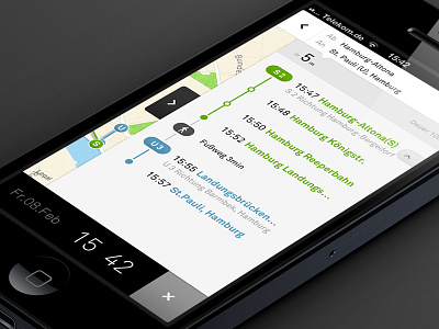 nextr app app clean guidance interface iphone map minimal transportation ui user interface