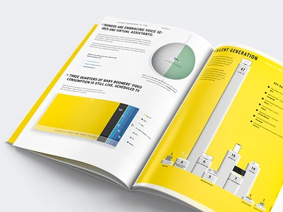 Media Economy Report Vol. 14 bar chart bar charts barchart data data visualisation data visualization data visulization dataviz editorial editorial design illustration infographic infographics information design magazine pie chart