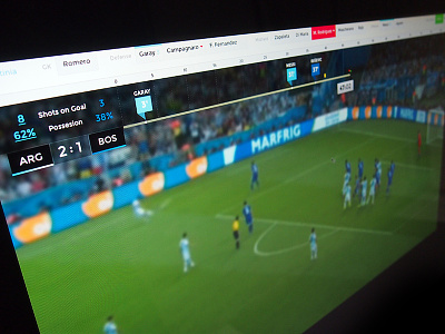 World Cup On-Air Redesign brazil football on air on air design score soccer sport television tv world cup