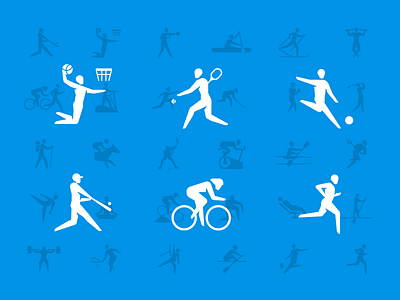 WHOOP Activity Icons activitytracker icon icons iconset illustration sport vector wearable whoop