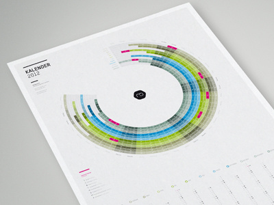 Infographic Calender 2012 2012 calendar infographic information architecture kalender month new year