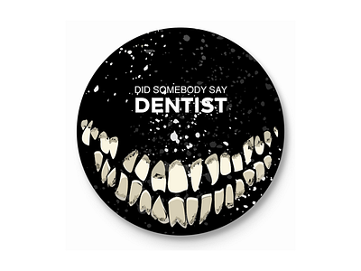 Pin Button Badge Mock Up dentist