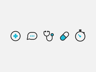 Momentum Icons design flat healthcare icon illustrator line minimal rewards uber