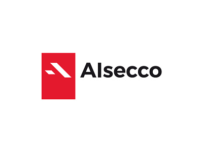 Alsecco alsecco factory logo manufacturer mark red typography window