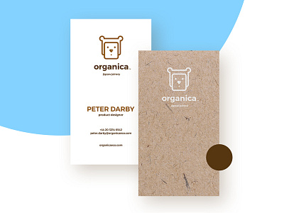 Organica | Business card animal branding business card ci eco ecology furniture logo
