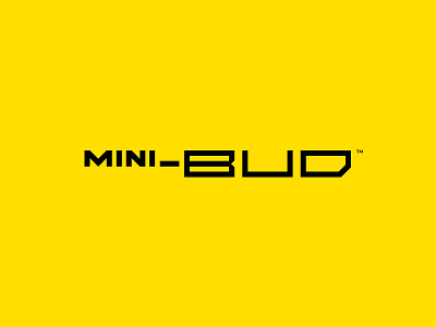 MINI-BUD bold branding building construction home house logo minimal typography