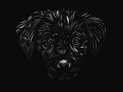 puppy animation design flat icon illustration illustrator minimal vector