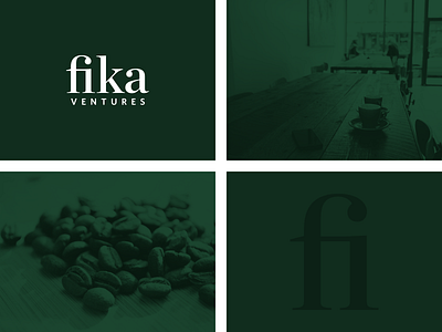 Fika Ventures Logo brand identity investing logo startups vc venturecapital