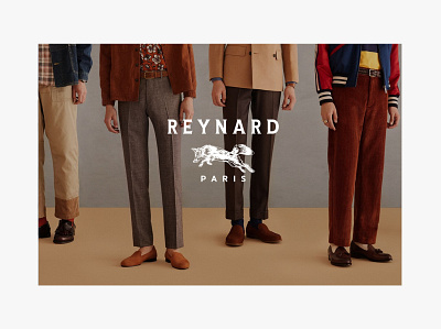 Reynard Logo fashion fox logo loop menswear modern