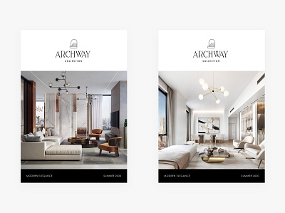 Archway Collection Catalog architecture branding catalog interior luxury modern modern logo