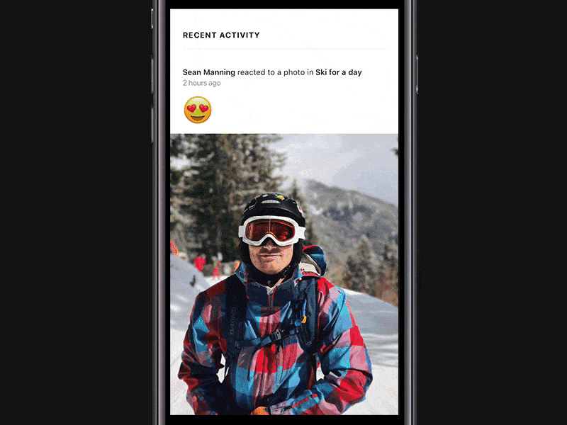 Layering animation feed free freebie gallery instagram interaction motion product design scroll ui ux