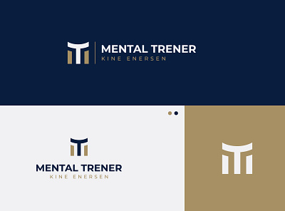 Mental Trener letter m lettermark m logo