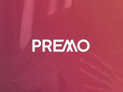 Premo branding design gradient illustration lettermark logo m logo minimal minimalist p logo streaming typography wordmark