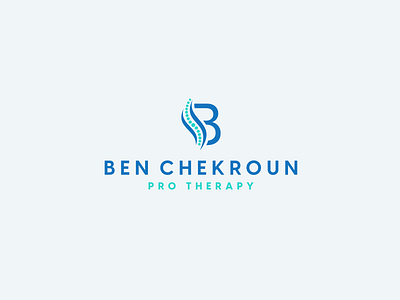 BC Pro Therapy branding design illustration lettermark logo minimal minimalist typography ui wordmark