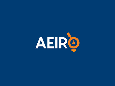 AEIRO branding design illustration lettermark logo minimal minimalist typography ui wordmark