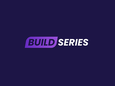 Build Series branding design illustration lettermark logo minimal minimalist typography ui wordmark