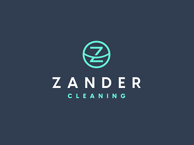 Zander Logo branding design illustration letter z lettermark logo minimal minimalist turquiose typography ui wordmark