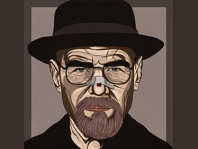 '' walter white '' art design digitalart draw drawing illustration vector