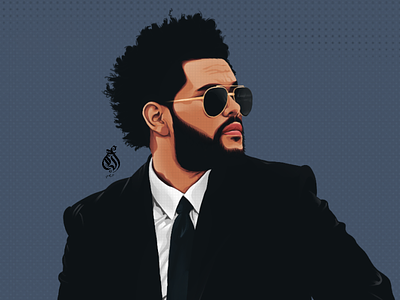 The Weeknd Minimalism Vector Art designs, themes, templates and  downloadable graphic elements on Dribbble