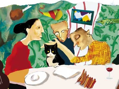 Dinner illustration