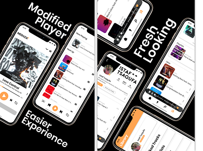 SoundCloud Redesign Mobile App (w/ Iphone XI Pro Mockup) Part 2 app branding design figma flat minimal ui ux