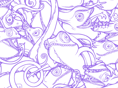 Chameleonpattern illustration pattern