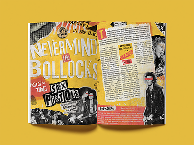 Sex Pistols Magazine Spread