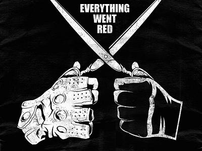 Everything Went Red black flag horror punk us
