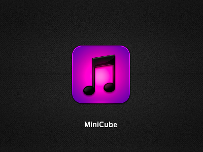 MiniCube: Music icon ios iphone ipod music retina theme