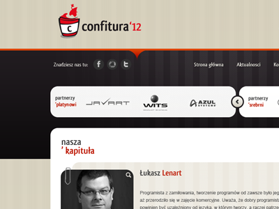 Confitura website