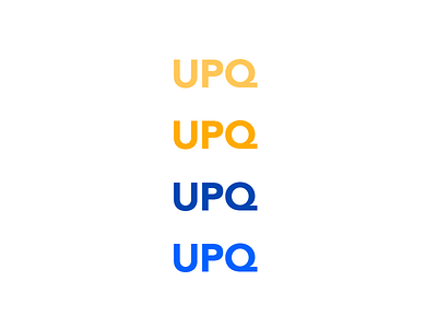 UPQ branding & colour experimentation branding digital design graphics design logo