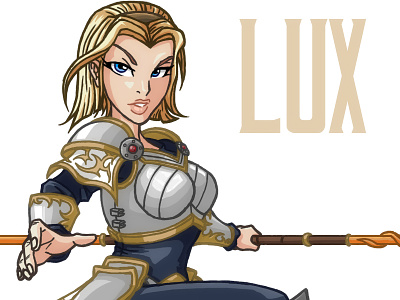 Lux - League of Legends design drawing illustration league of legends lux