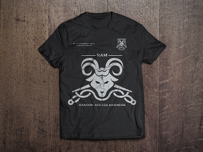 RAM T-shirt 2014 design graphic illustrator logo mock up