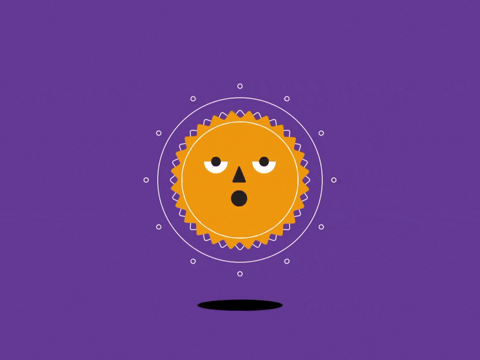 Cutie #2 - Sun Burn animated animation eye mograph motion motion design motion graphics summer sun sunburn