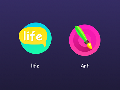 art&life art，life，icon，sketch，pen，bubble