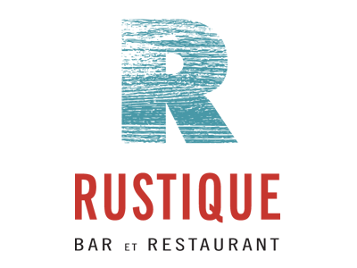 Rustique logo branding canada identity logo restaurant