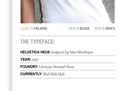 New TypographyShop site design