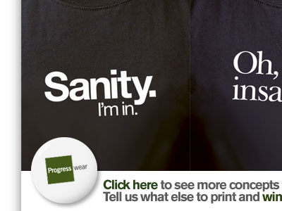 Rally for Sanity shirts Progresswear homepage black jon stewart political t shirt typography white