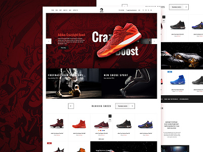 moodshop shoes webdesign