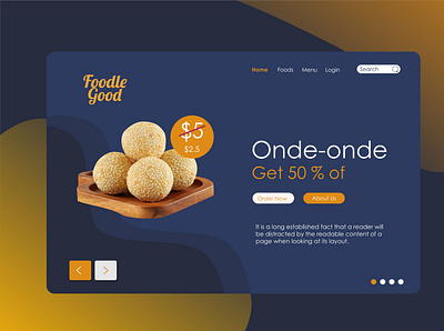 Food UI Design for Websites branding design illustration ui ui ux ux web website