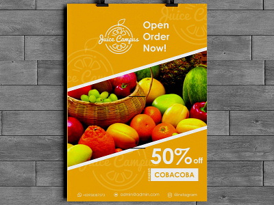 orange pamflet design illustration vector