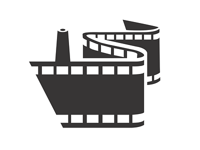 Film Logo documentary film film strip industrial lowell mill