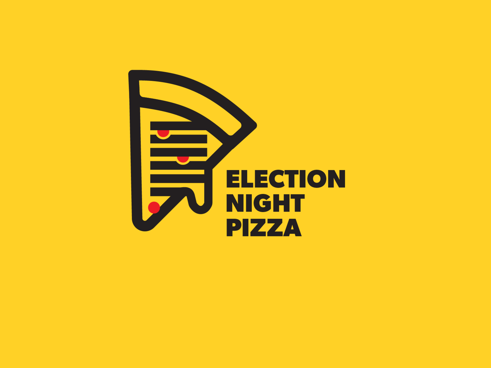 Election Night Pizza by Mark VDH on Dribbble