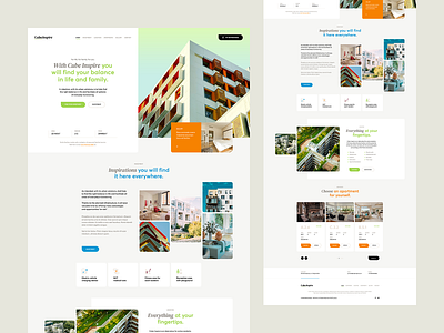 CubeInspire agency landingpage minimalist onepage realestate theme ui ux visiontrust web webdesign webdesigner website wordpress