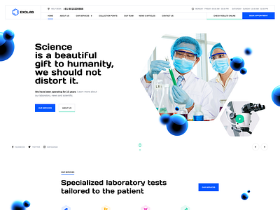 Exolab 🧪🦠🔬 by Mateusz Madura for Vision Trust on Dribbble