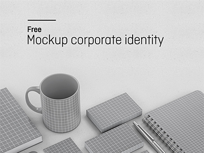 Mockup corporate identity branding mockup visiontrust